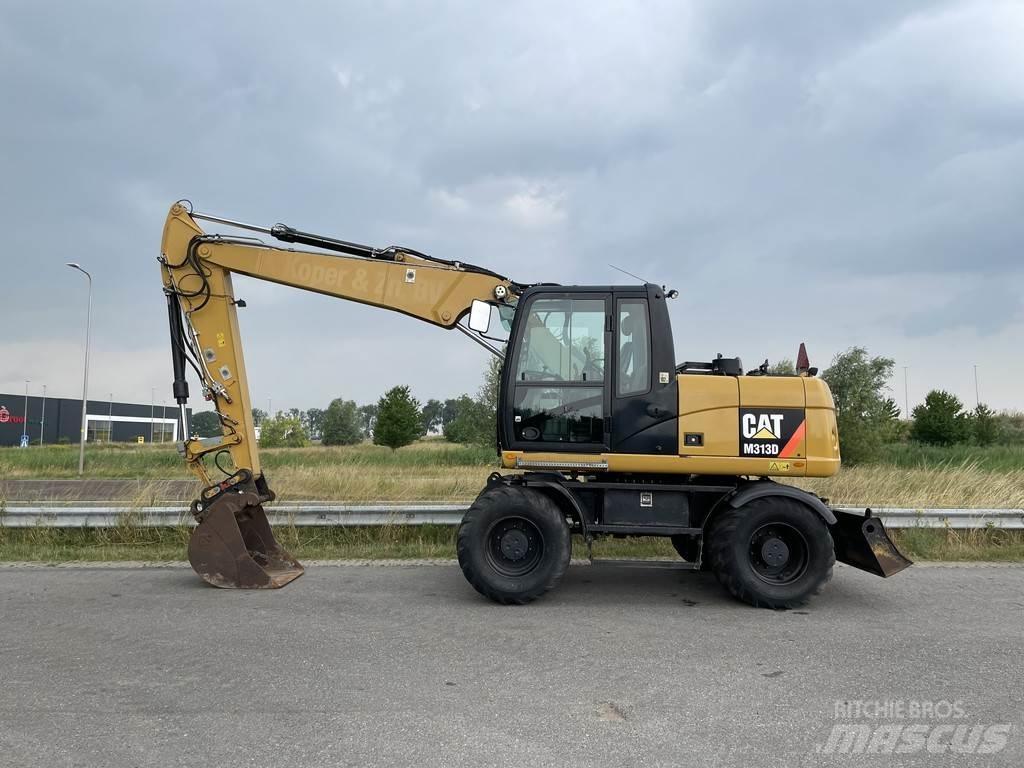 CAT M313D - CE ホイール式油圧ショベル（パワーショベル・ユンボ・バックホー）