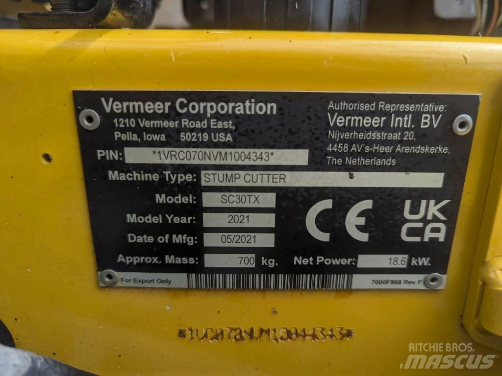 Vermeer SC30TX スタンプグラインダー