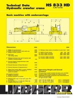 Liebherr HS 833 HD ドラッグショベル