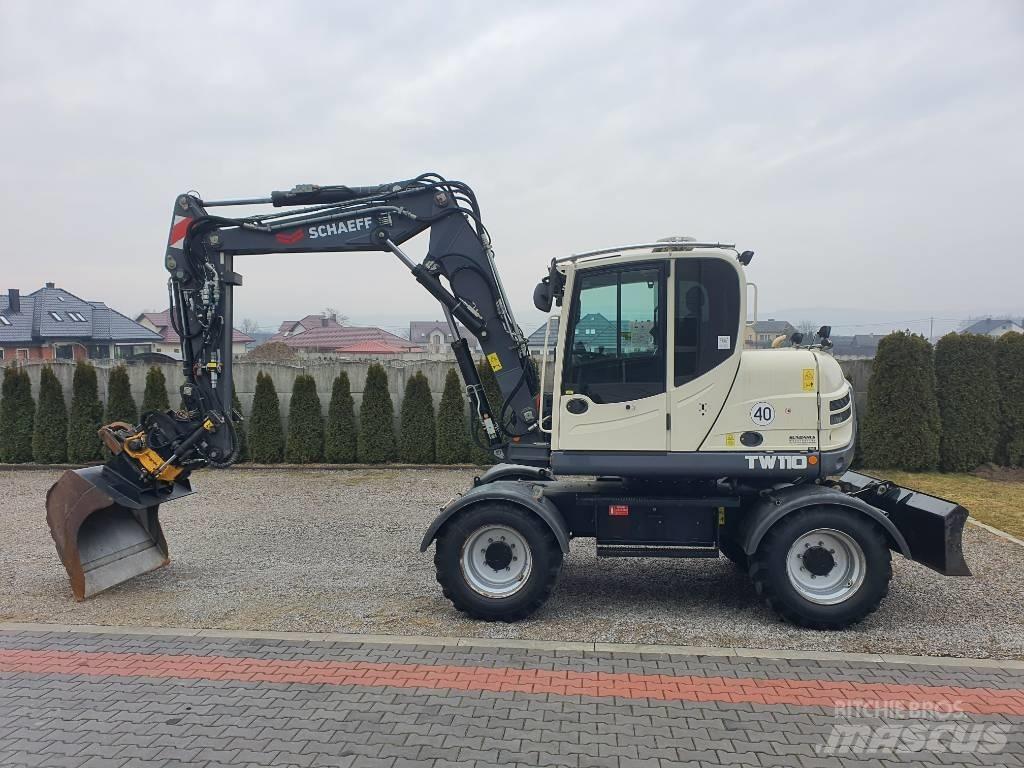 Schaeff Terex TW 110 ホイール式油圧ショベル（パワーショベル・ユンボ・バックホー）