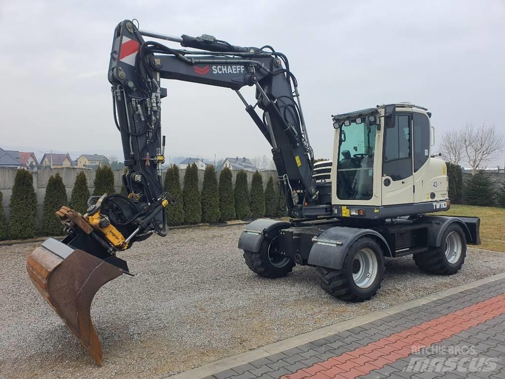 Schaeff Terex TW 110 ホイール式油圧ショベル（パワーショベル・ユンボ・バックホー）