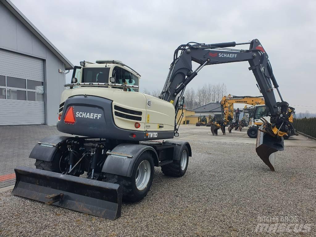 Schaeff Terex TW 110 ホイール式油圧ショベル（パワーショベル・ユンボ・バックホー）