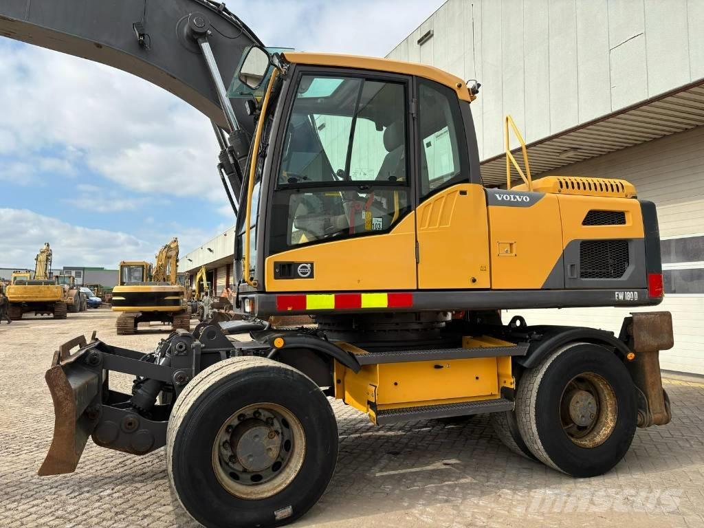 Volvo EW 180 D ホイール式油圧ショベル（パワーショベル・ユンボ・バックホー）