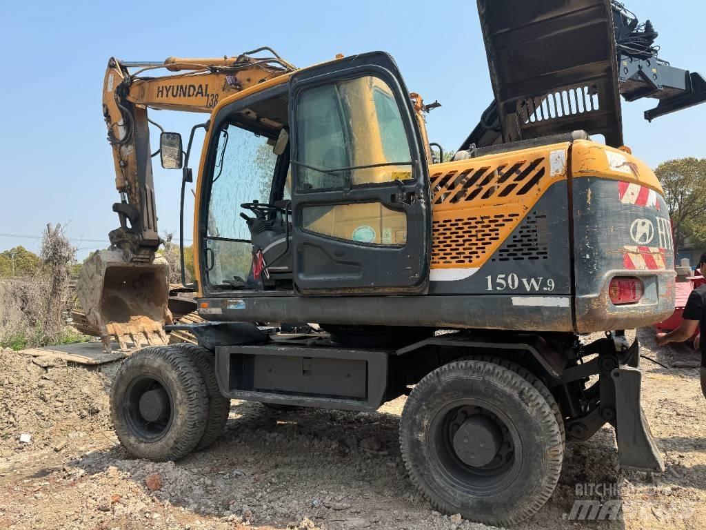 Hyundai R150W-9 ホイール式油圧ショベル（パワーショベル・ユンボ・バックホー）
