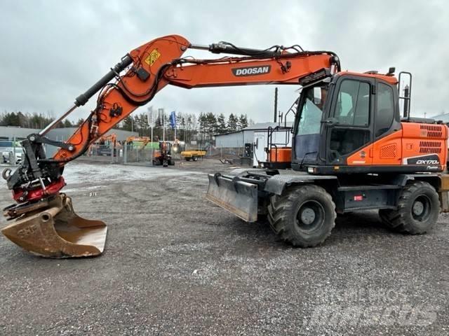 Doosan DX 170 W-5 ホイール式油圧ショベル（パワーショベル・ユンボ・バックホー）