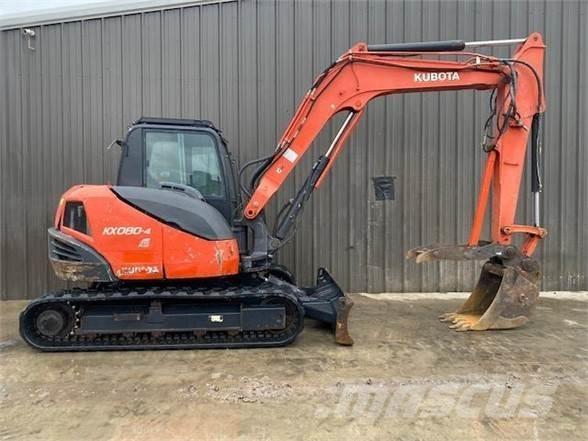 Kubota KX080-4 大型油圧ショベル12t以上（パワーショベル・ユンボ）