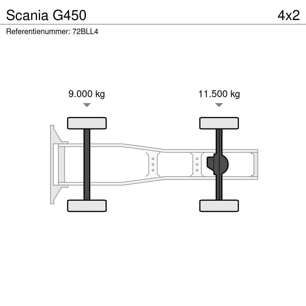 Scania G450 中古トラクターヘッド | トレーラーヘッド