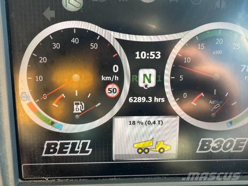Bell B 30 E アーティキュレート式ダンプトラック