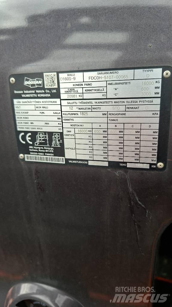Doosan D160S-9 ディーゼル・軽油