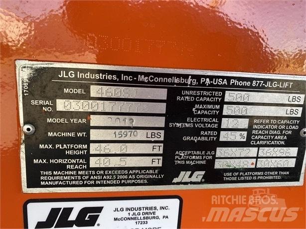 JLG 460 SJ ブームリフト　直伸型