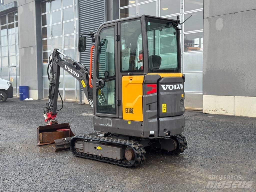 Volvo EC 18 E ミニ油圧ショベル 7t以下（ミニユンボ・ミニディガー）
