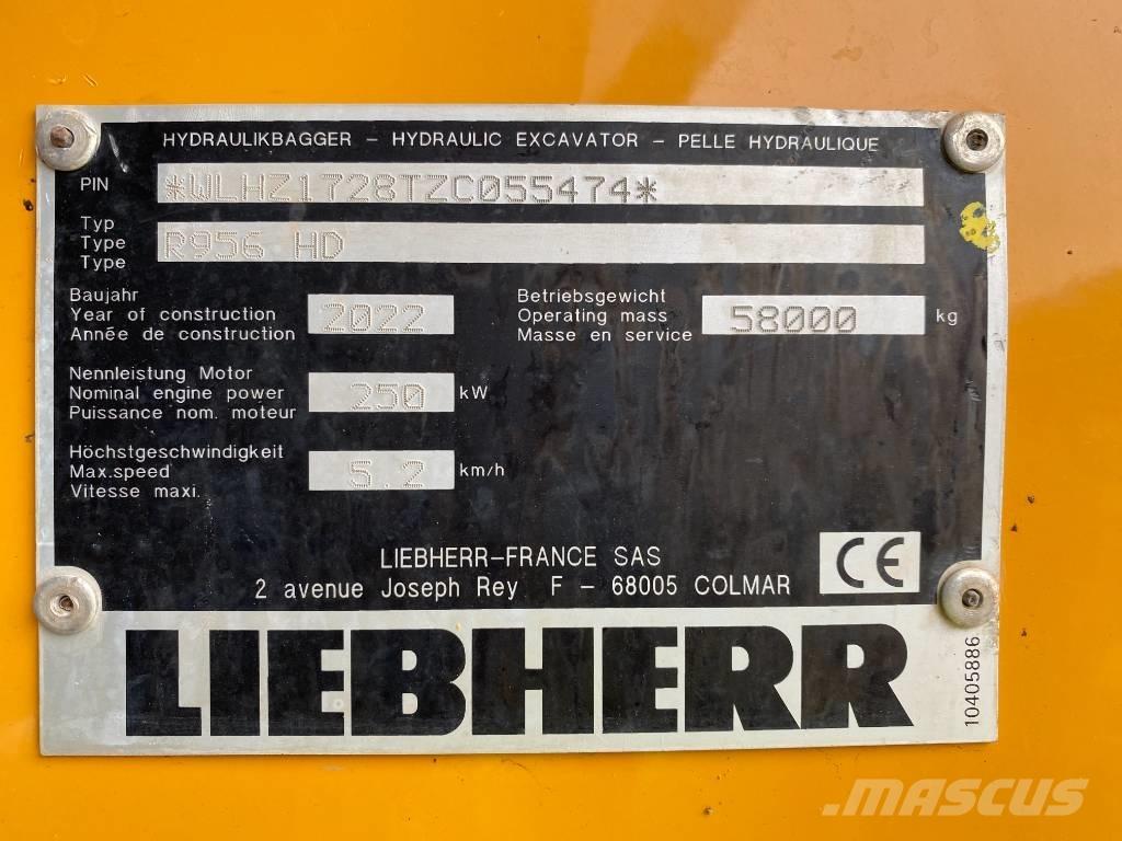 Liebherr R 956 HD 大型油圧ショベル12t以上（パワーショベル・ユンボ）