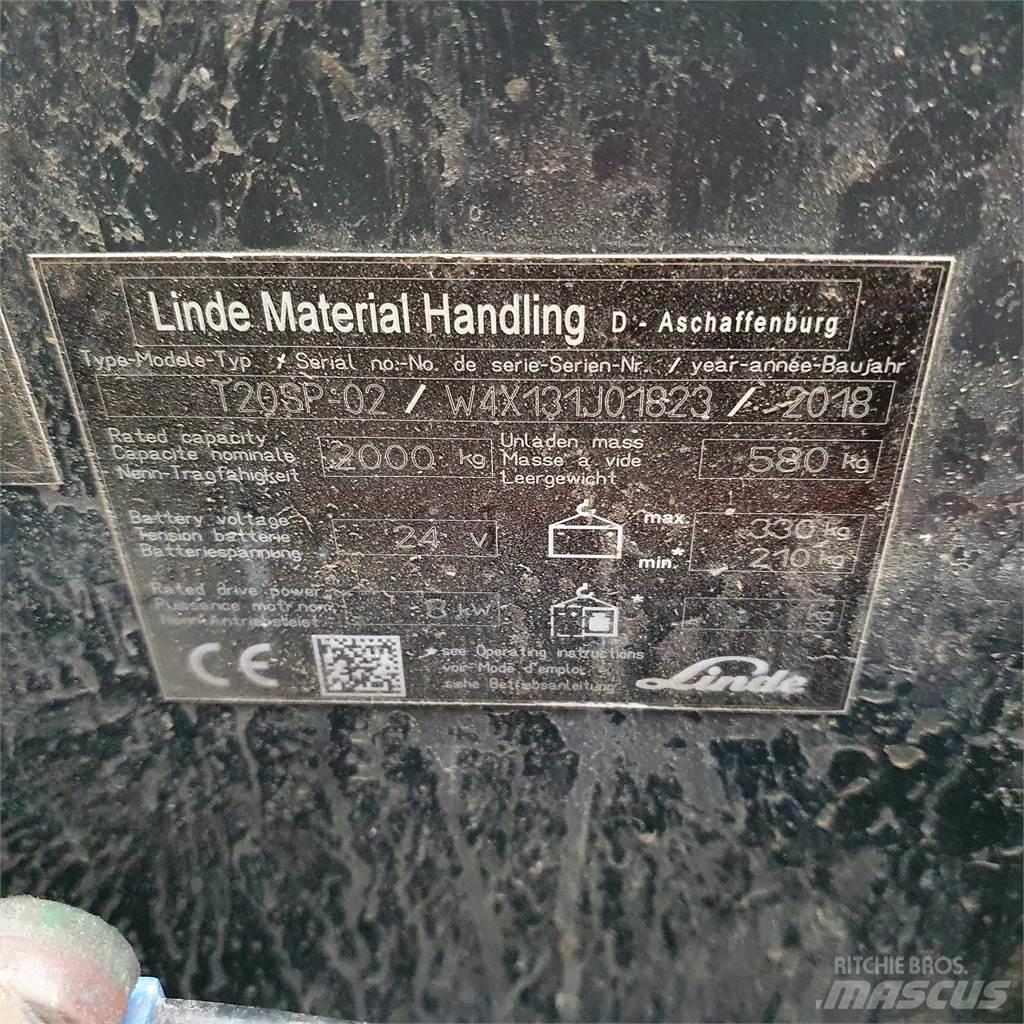 Linde T20SP kurz ローリフト