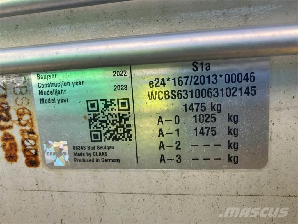 CLAAS VOLTO 1300 T テッダー・テッダーレーキ
