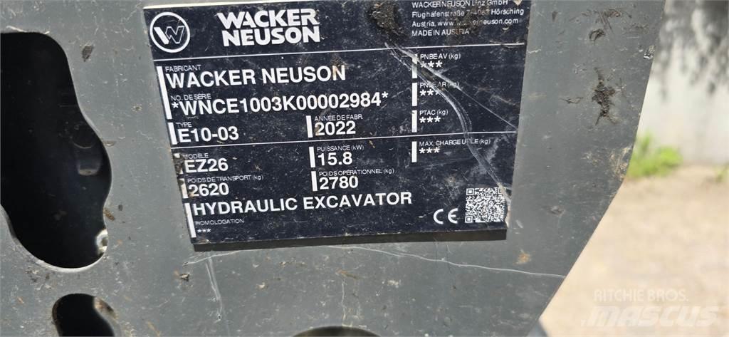Wacker Neuson EZ26 大型油圧ショベル12t以上（パワーショベル・ユンボ）