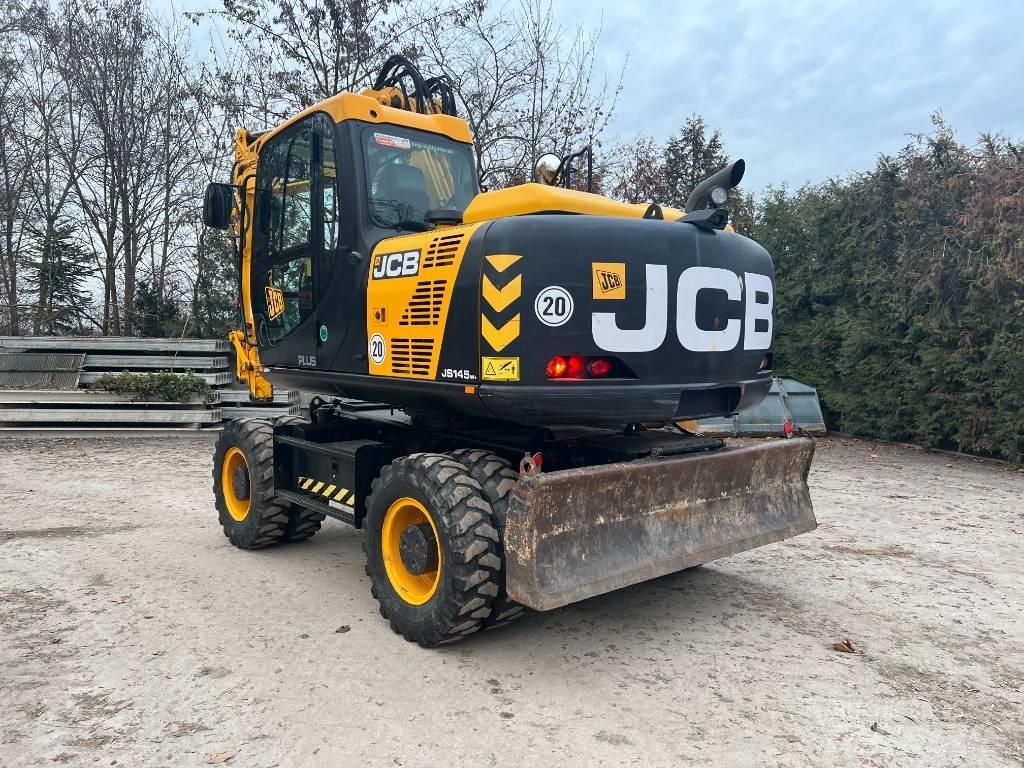 JCB JS 145 W+ TT4i ホイール式油圧ショベル（パワーショベル・ユンボ・バックホー）