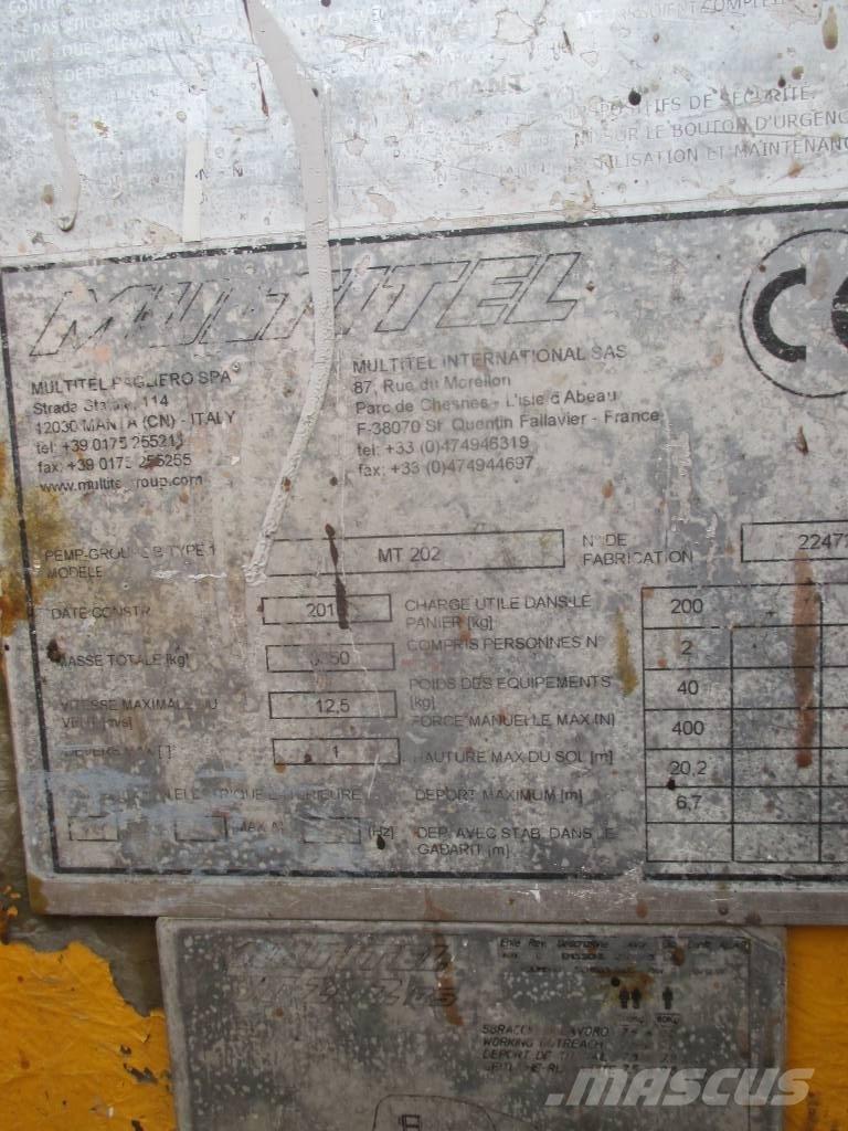 Multitel MT 202 トラック高所作業車