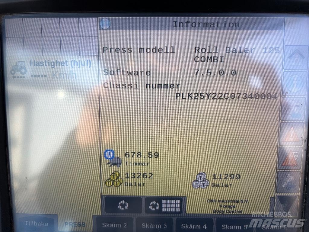 New Holland RB 125 ラウンドベーラー