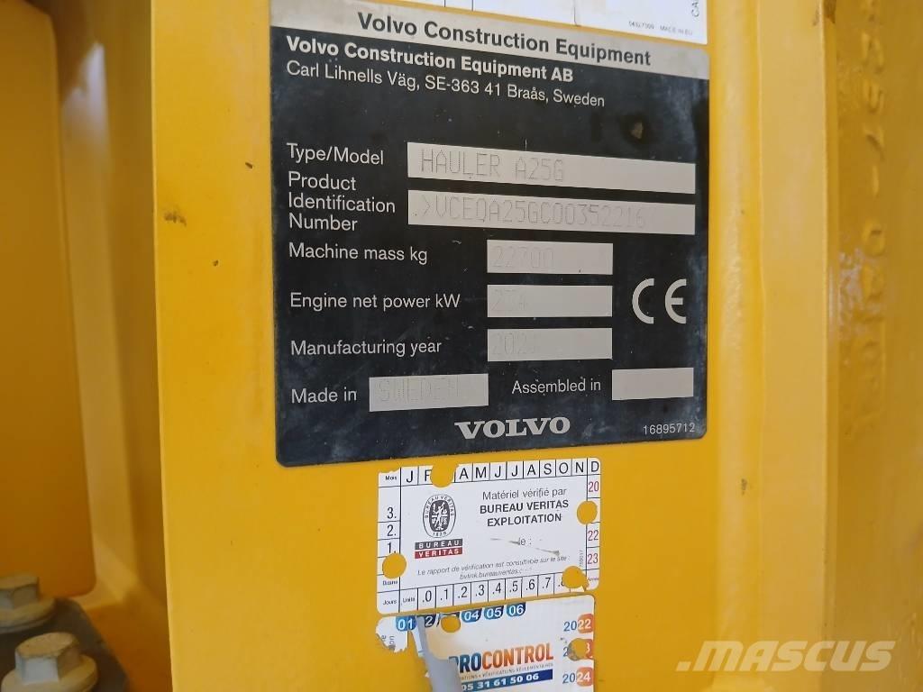 Volvo A 25 G アーティキュレート式ダンプトラック