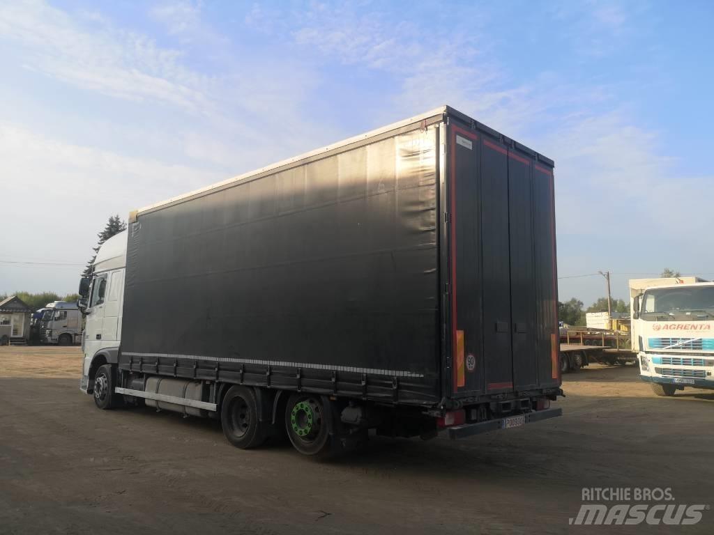 DAF XF 480 6x2 Jumbo カーテンサイダートラック