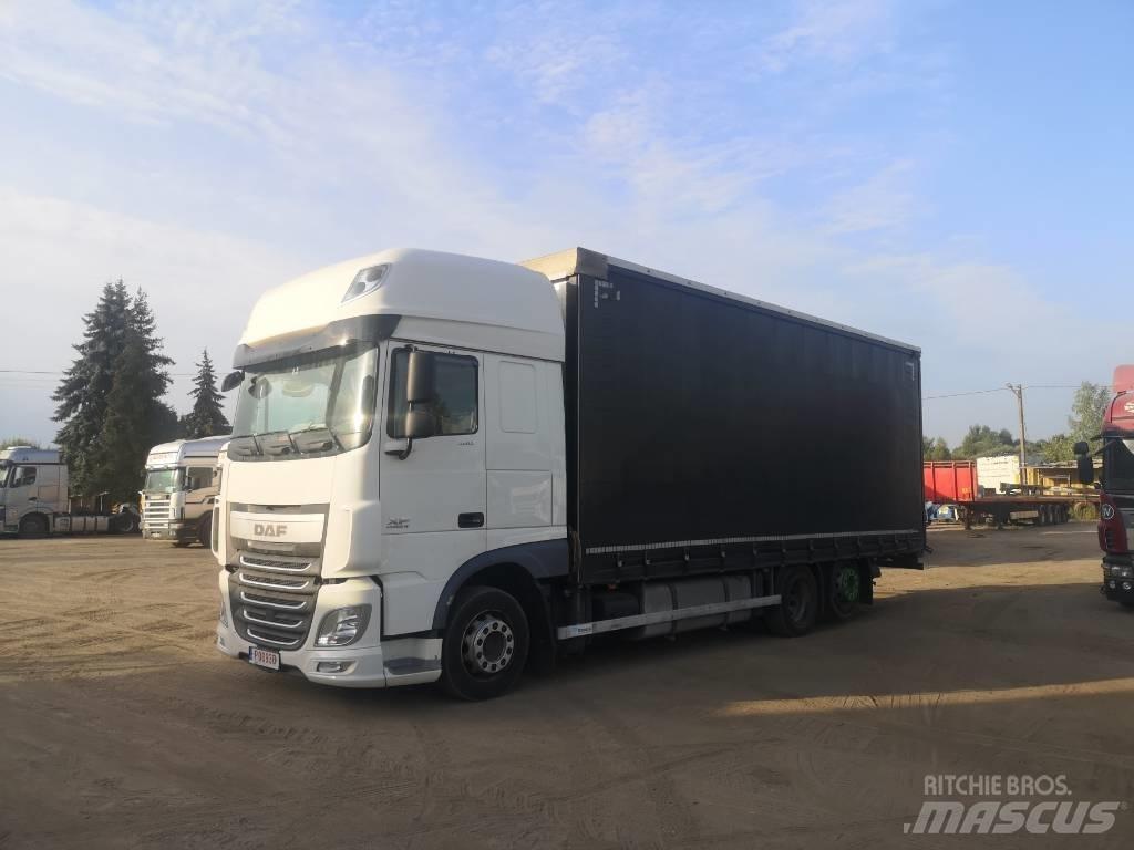 DAF XF 480 6x2 Jumbo カーテンサイダートラック