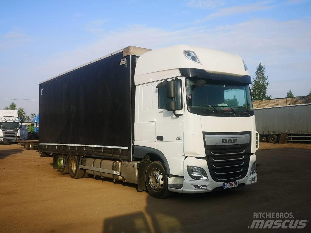 DAF XF 480 6x2 Jumbo カーテンサイダートラック