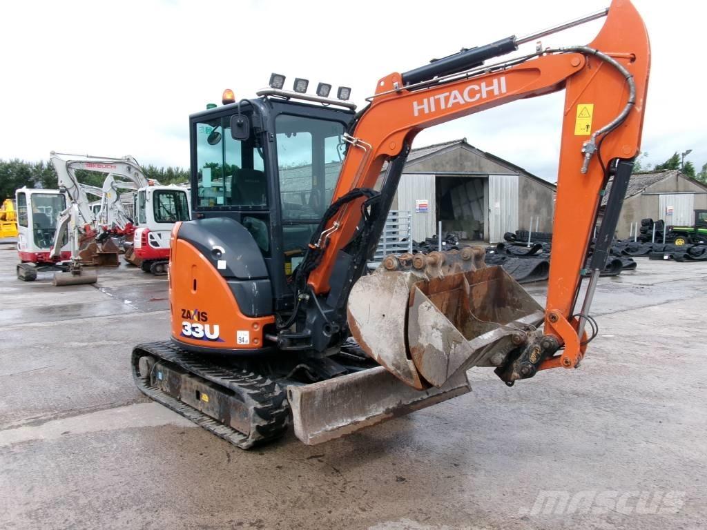 Hitachi Zaxis 33U-6 ミニ油圧ショベル 7t以下（ミニユンボ・ミニディガー）