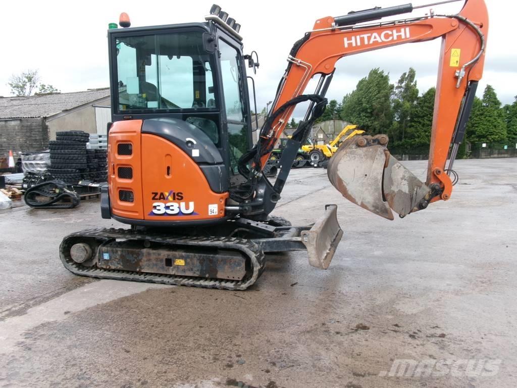 Hitachi Zaxis 33U-6 ミニ油圧ショベル 7t以下（ミニユンボ・ミニディガー）