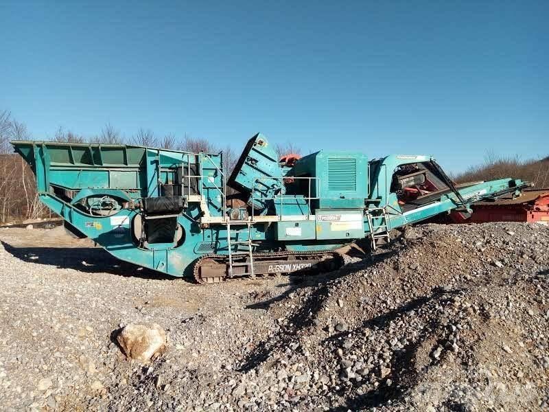Terex pegson XH320 自走式クラッシャー