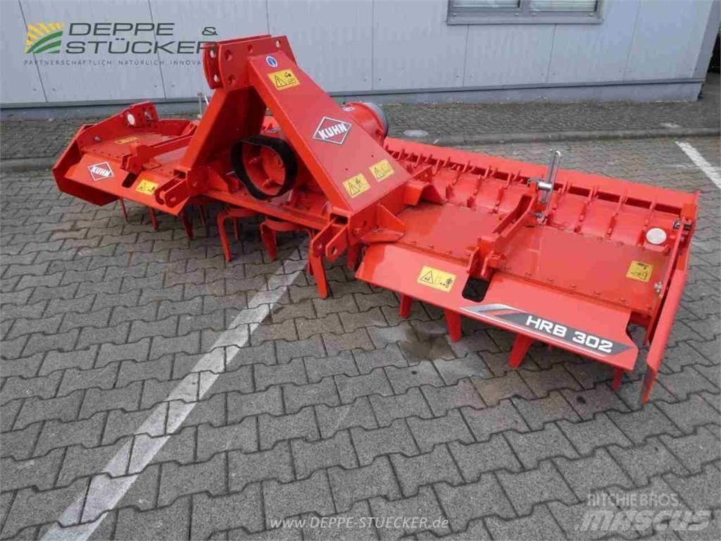 Kuhn HRB 302 D パワーハローとロータリーハロー