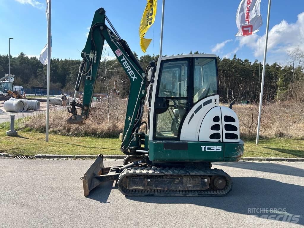 Terex TC 35 ミニ油圧ショベル 7t以下（ミニユンボ・ミニディガー）