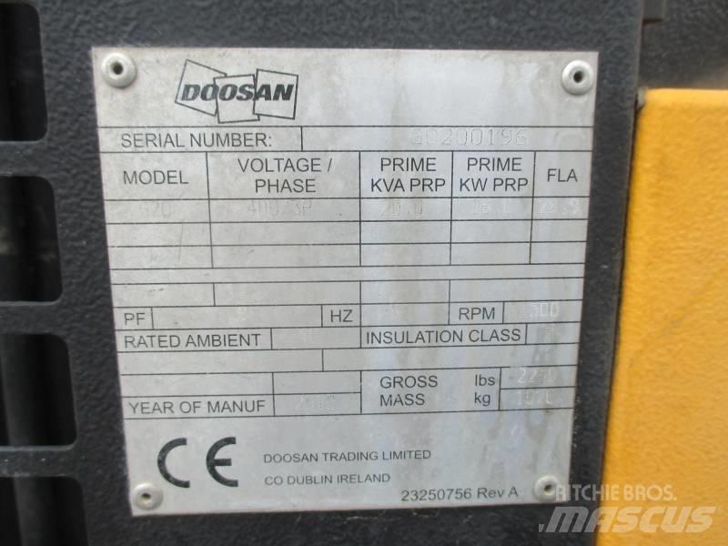Doosan G 20 ディーゼル発電機
