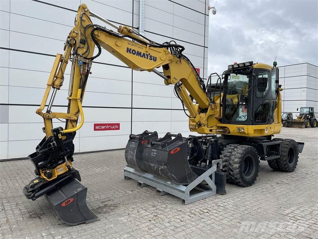 Komatsu PW118MR-11 ホイール式油圧ショベル（パワーショベル・ユンボ・バックホー）