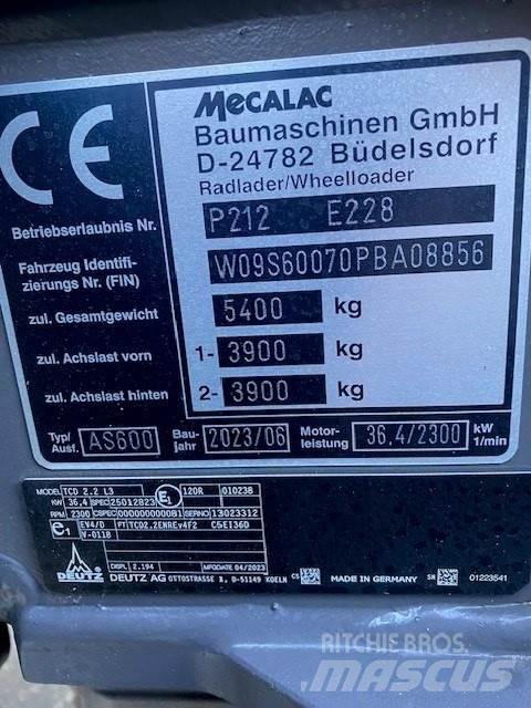 Mecalac AS600 ホイールローダー・タイヤショベル