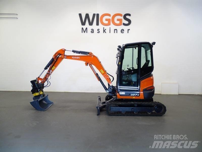 Kubota U 27-4 ミニ油圧ショベル 7t以下（ミニユンボ・ミニディガー）