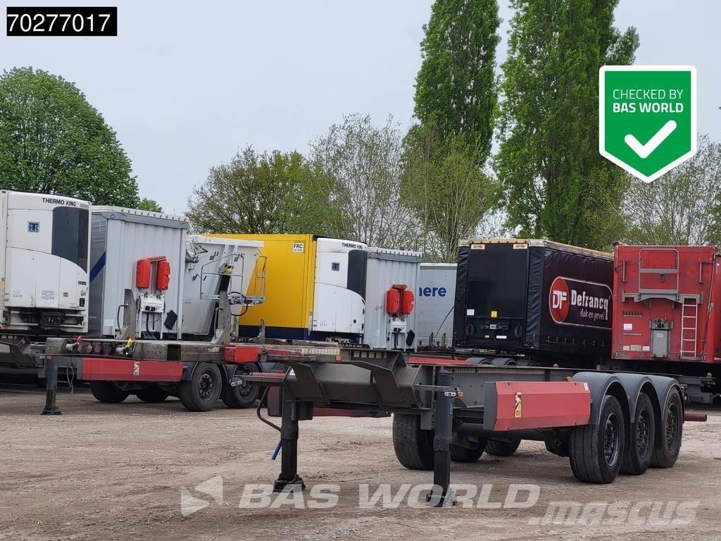 Van Hool 3 axles コンテナフレーム・セミトレーラー