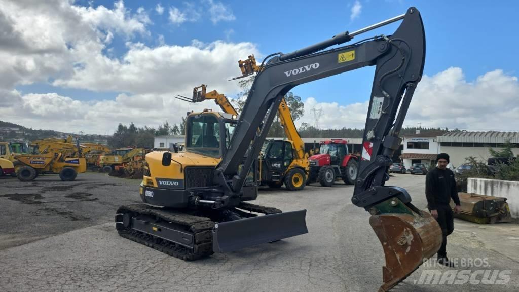 Volvo ECR 88 D 中型油圧ショベル 7ｔ-12ｔ（ユンボ・パワーショベル・バックホー）