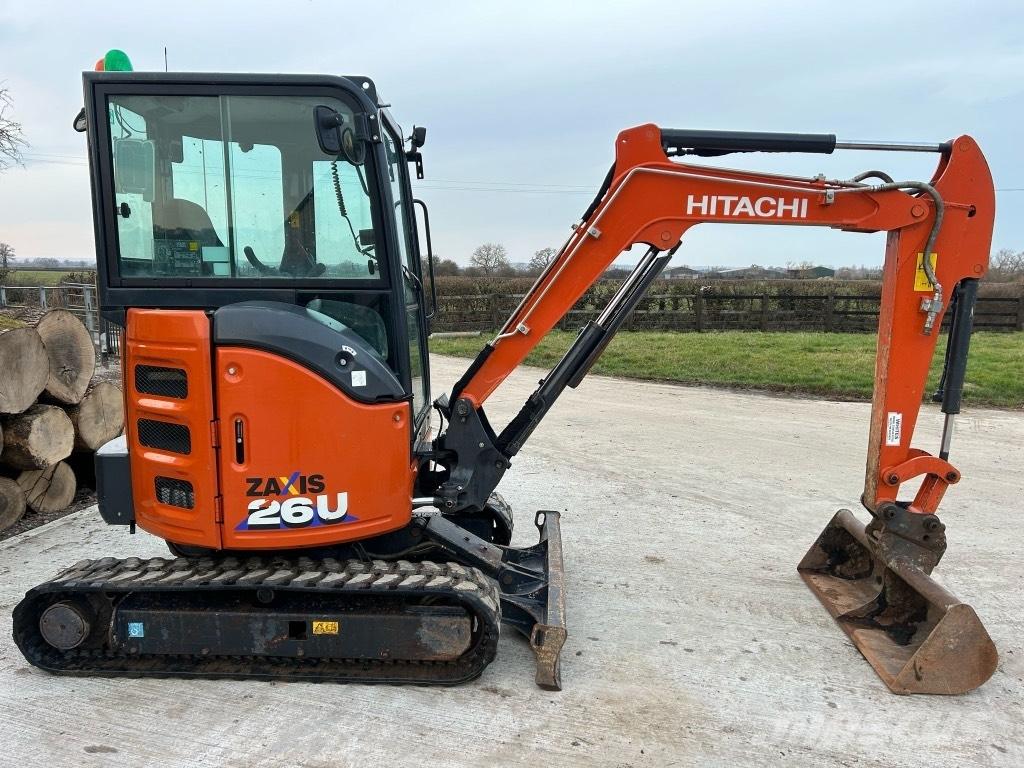 Hitachi ZX 26 U-6 ミニ油圧ショベル 7t以下（ミニユンボ・ミニディガー）