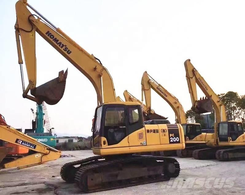 Komatsu pc200-7 大型油圧ショベル12t以上（パワーショベル・ユンボ）