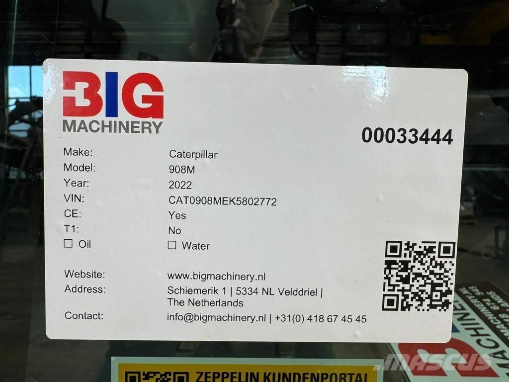 CAT 908M ホイールローダー・タイヤショベル