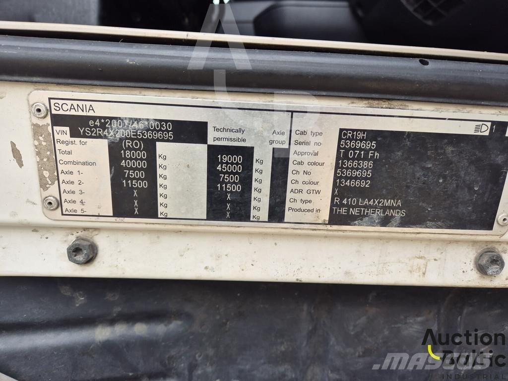 Scania R 410 中古トラクターヘッド | トレーラーヘッド