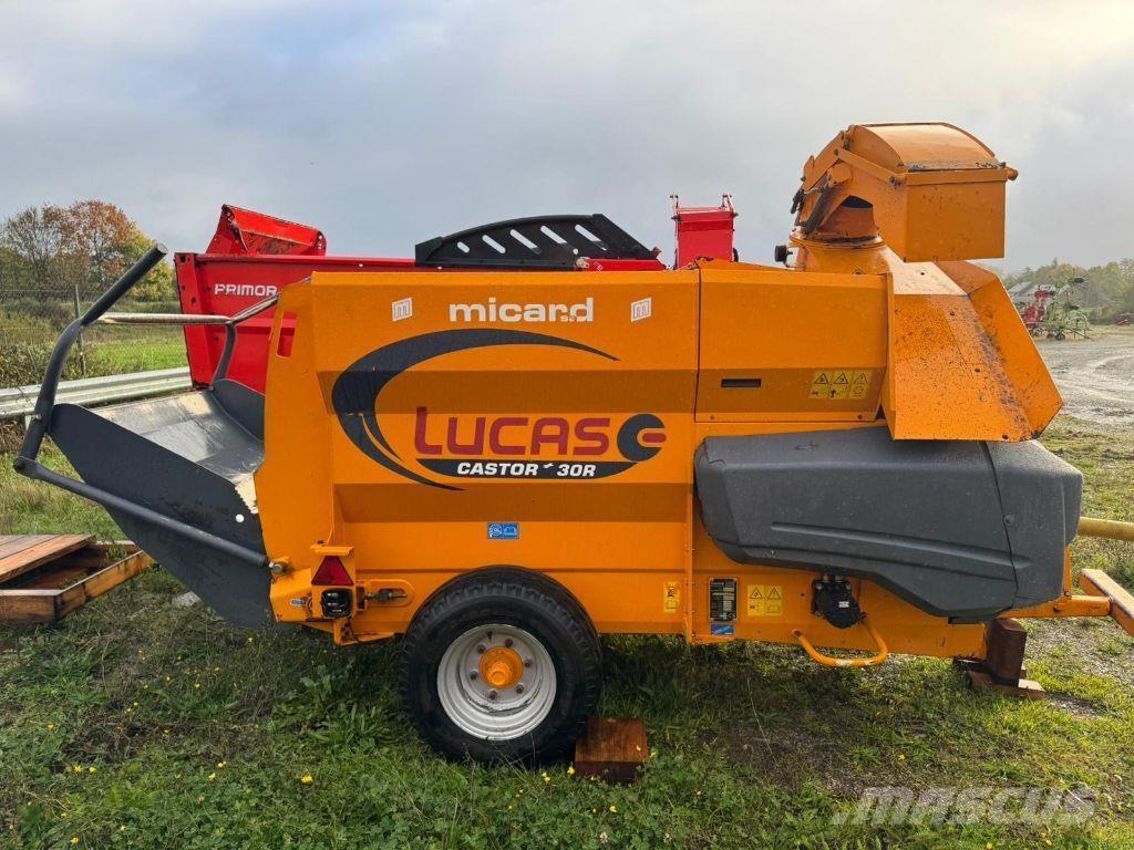 Lucas Castor+ 30R ベールシュレッダー、カッター、アンローラー