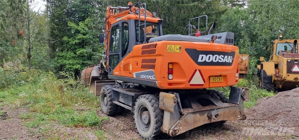 Doosan DX170W ホイール式油圧ショベル（パワーショベル・ユンボ・バックホー）