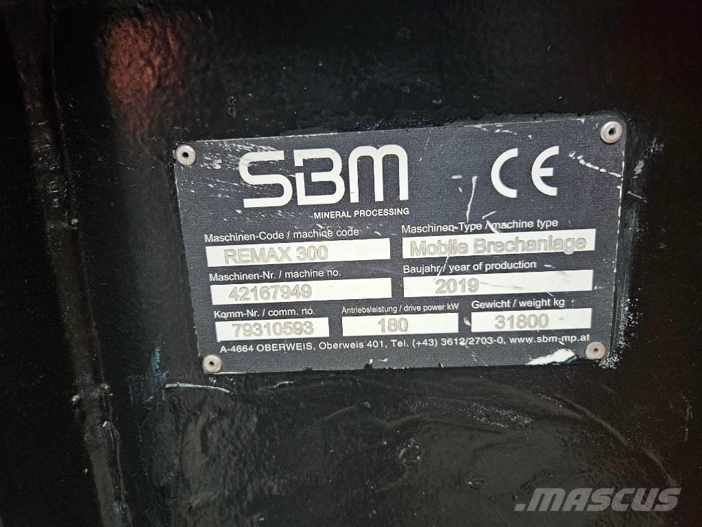 SBM Remax 300 自走式クラッシャー