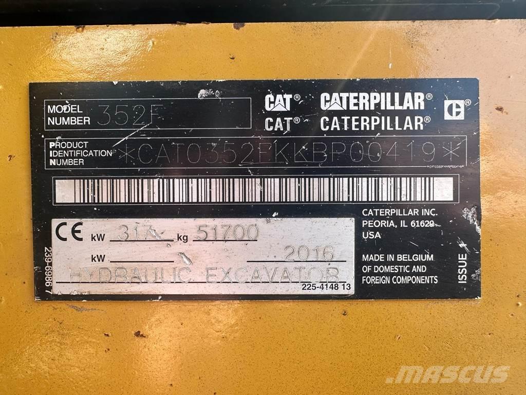 CAT 352F 大型油圧ショベル12t以上（パワーショベル・ユンボ）