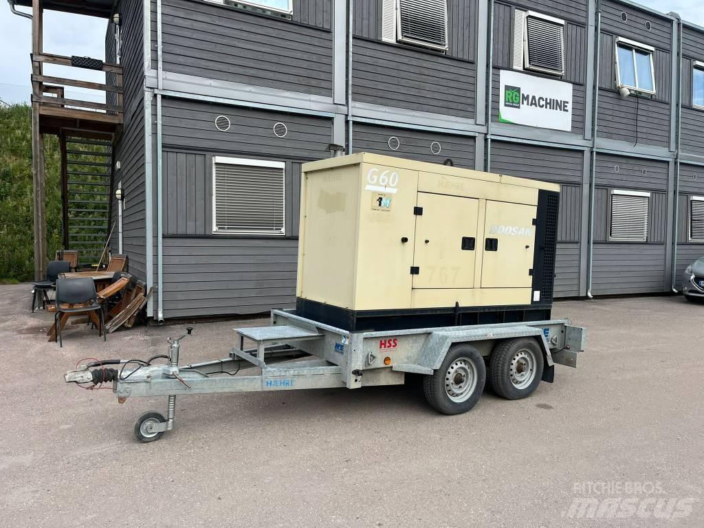  ** SOLD ** Doosan G 60 ディーゼル発電機