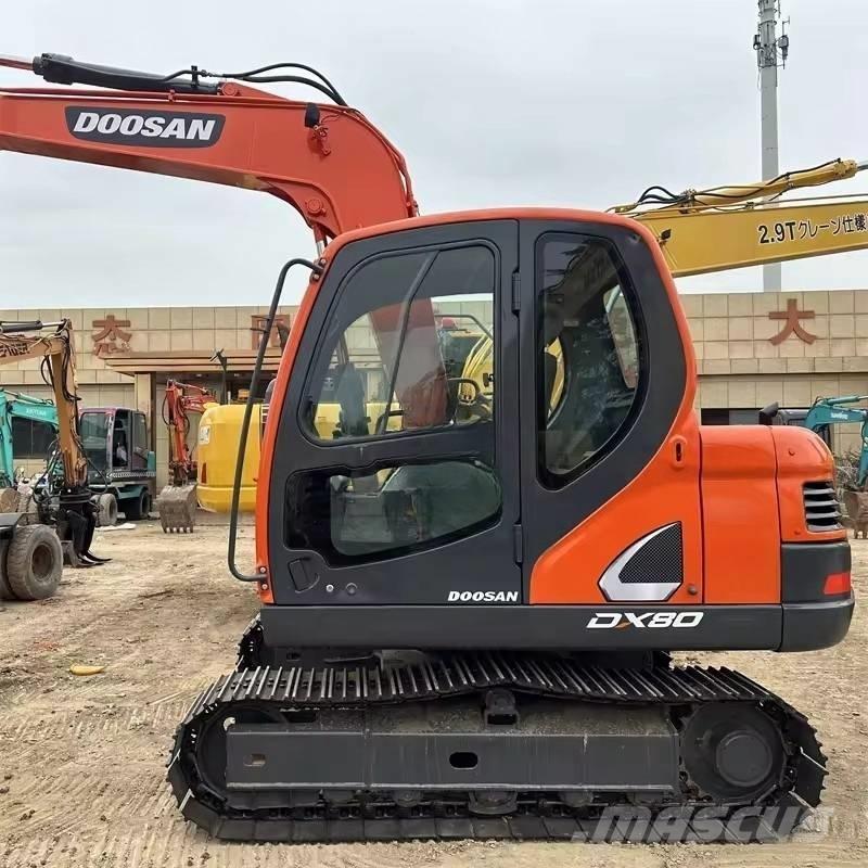 Doosan DX 80 中型油圧ショベル 7ｔ-12ｔ（ユンボ・パワーショベル・バックホー）