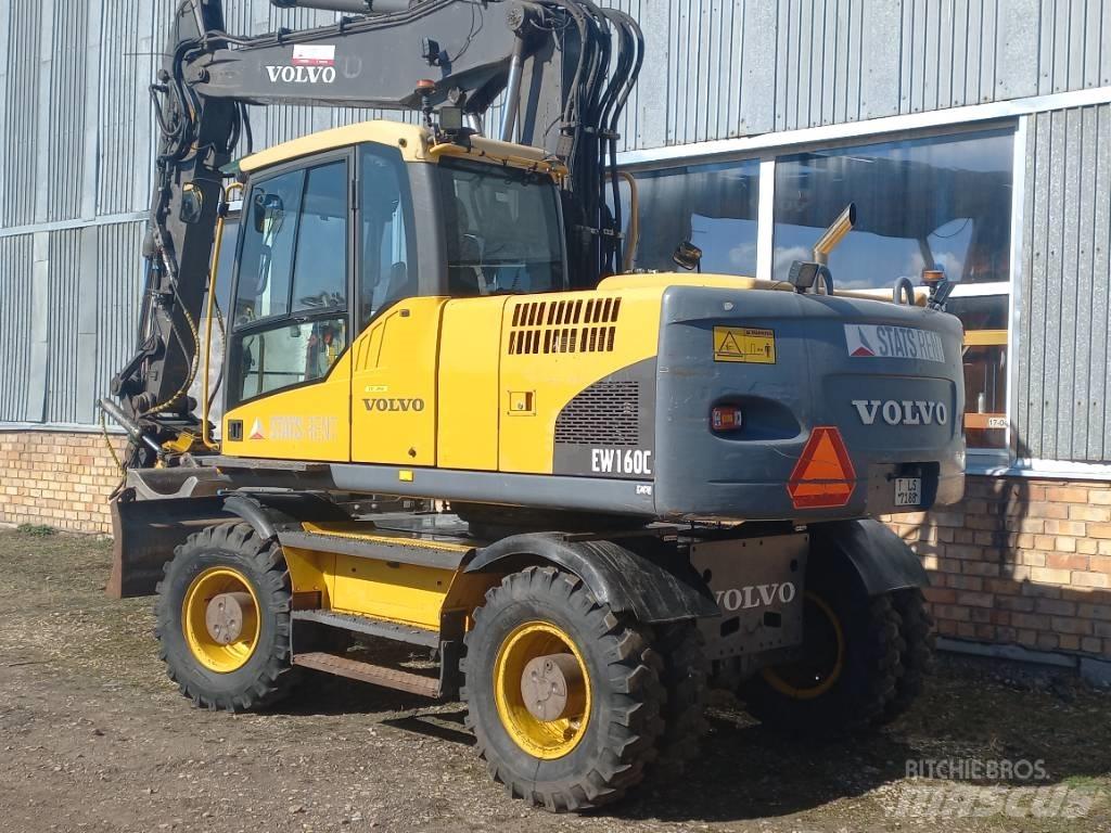 Volvo EW 160 C ホイール式油圧ショベル（パワーショベル・ユンボ・バックホー）