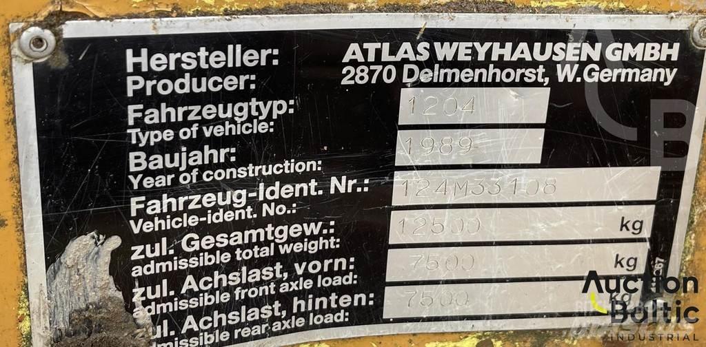 Atlas 1204 ホイール式油圧ショベル（パワーショベル・ユンボ・バックホー）