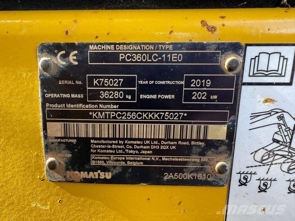 Komatsu PC 360 LC-11 大型油圧ショベル12t以上（パワーショベル・ユンボ）
